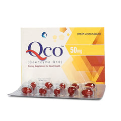 Co-Q10 Capsules 50mg (1 Box = 3 Strips) (1 Strip = 10 Capsules)