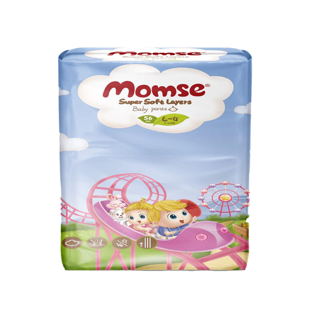 Momse Baby Pants Jumbo Pack Large size 4 56Pcs