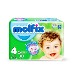 Molfix Baby Diapers Twin Pack Maxi size 4 30Pcs