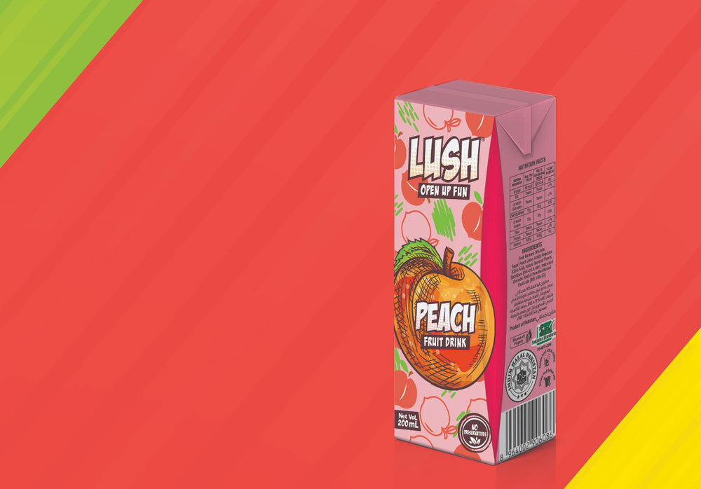 Lush Open Up Fun Peach Fruit Drink 200ml