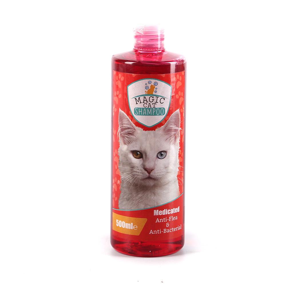 MAGIC CAT SHAMPOO MEDICATED ANTI BACTERIAL 500 ML Default Title - MamasJan Grocery Nonfood