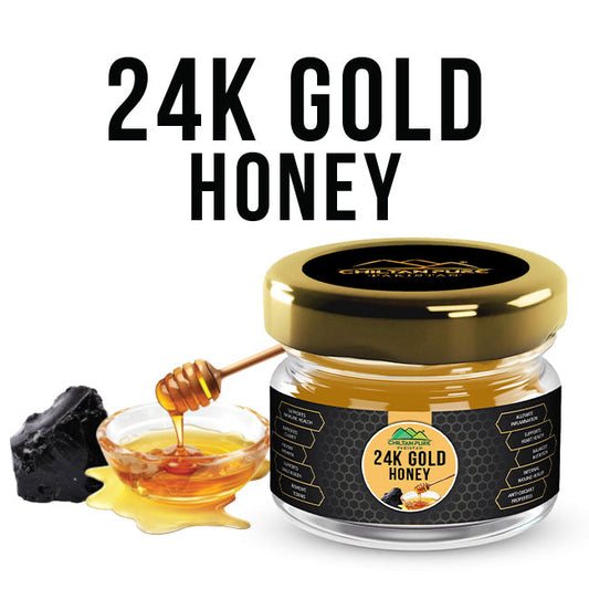 24K Pure Gold Honey - Golden Blend of Natural Sweetness and Luxury Nutrition
