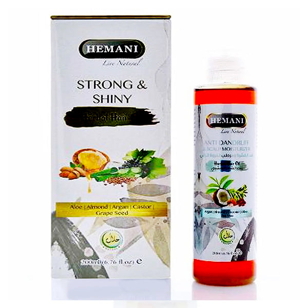 HEMANI STRONG & SHINY HERBAL HAIR OIL 200ML