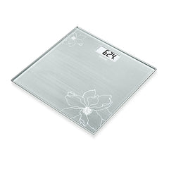 Beurer Glass Bathroom Scale Silver GS 10