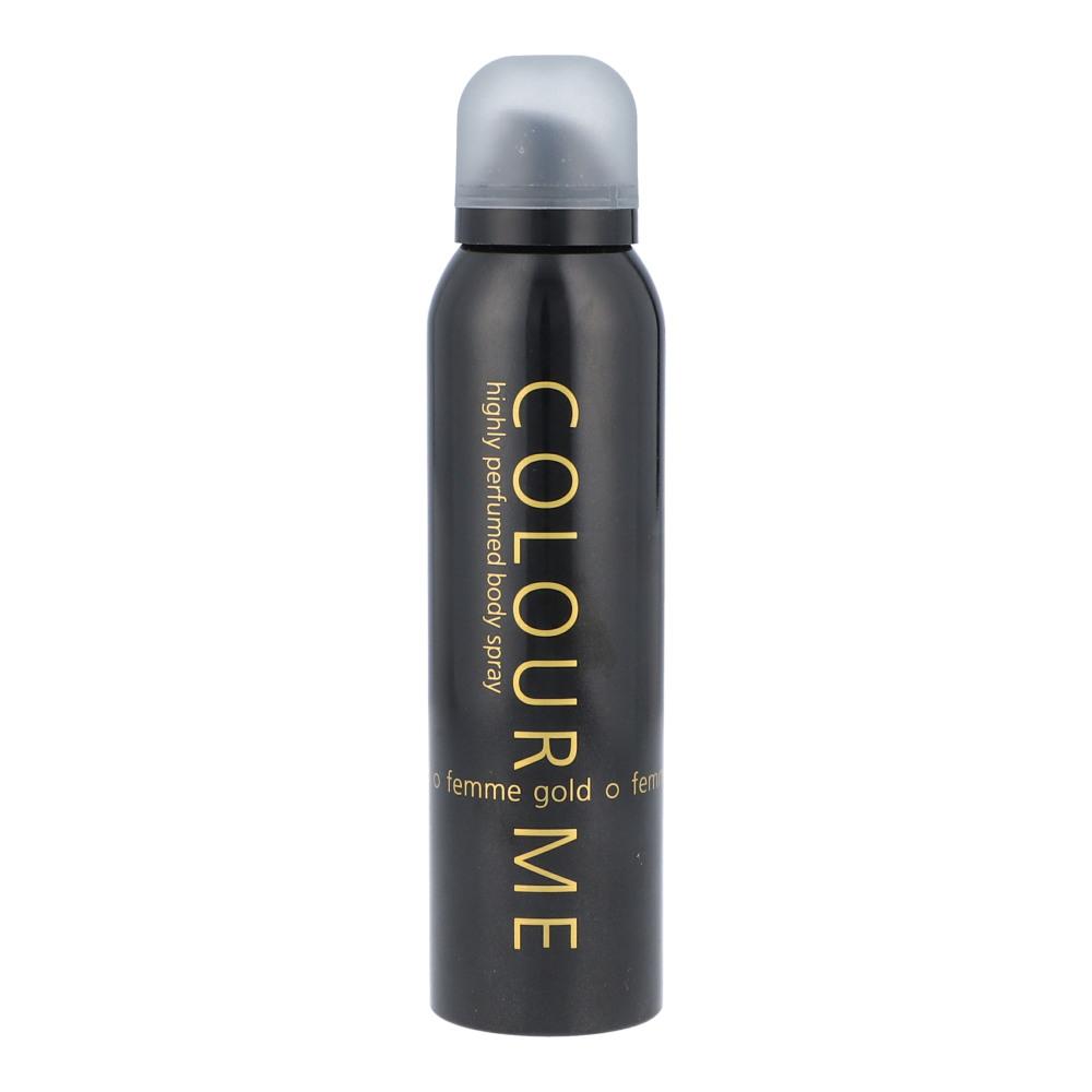 COLOUR ME BODY SPRAY GOLD FEMME FOR WOMEN 150 ML Default Title - MamasJan Grocery Nonfood