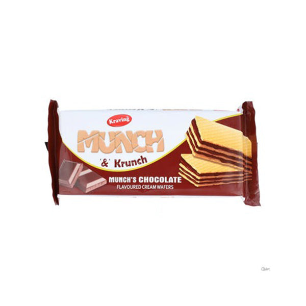 Kraving Munch & Krunch Munchs Chocolate Flavoured Cream Wafers 75g