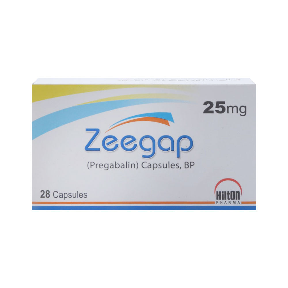 ZEEGAP 25MG 28CAP Strip - MamasJan Medicen