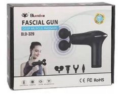 Premium Blueidea Bld 329 Dual Head Fascial Gun Deep Tissue Muscle Massager For Pain Relief - The Healthcare Shop Pakistan