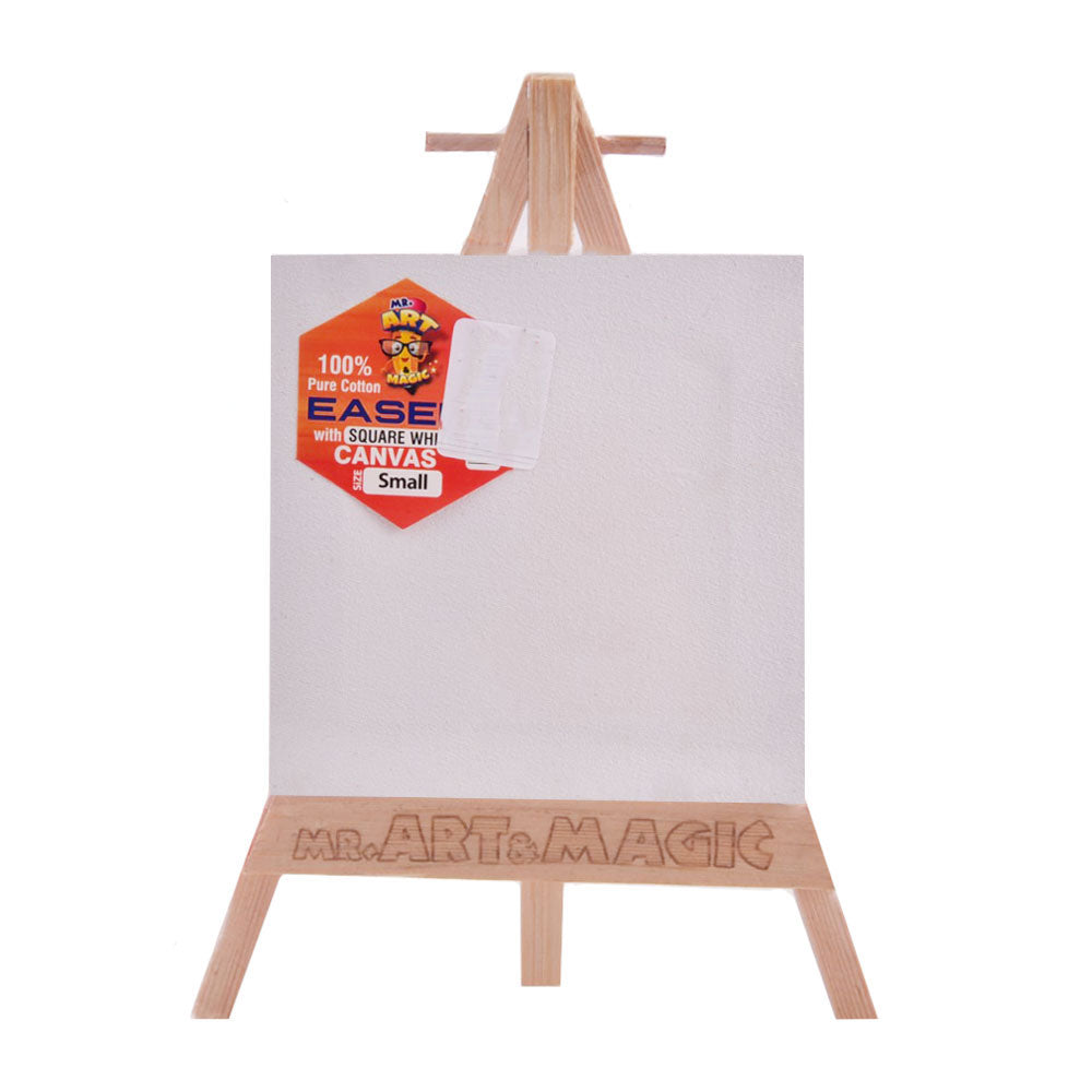 3902 MR.ART MAGIC EASEL WITH SQUARE WHITE CANVAS SMALL Default Title - MamasJan Toys