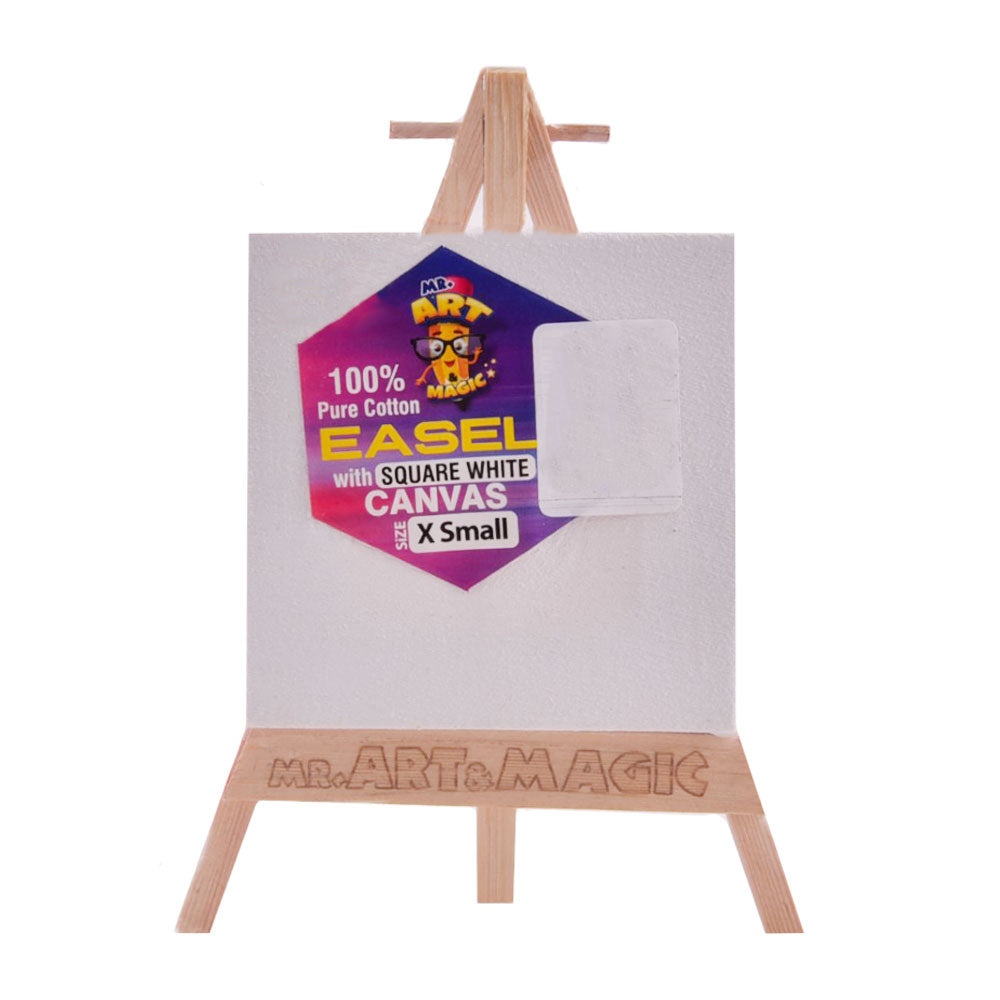 3901 MR.ART MAGIC EASEL WITH SQUARE WHITE CANVAS X-SMALL Default Title - MamasJan Toys