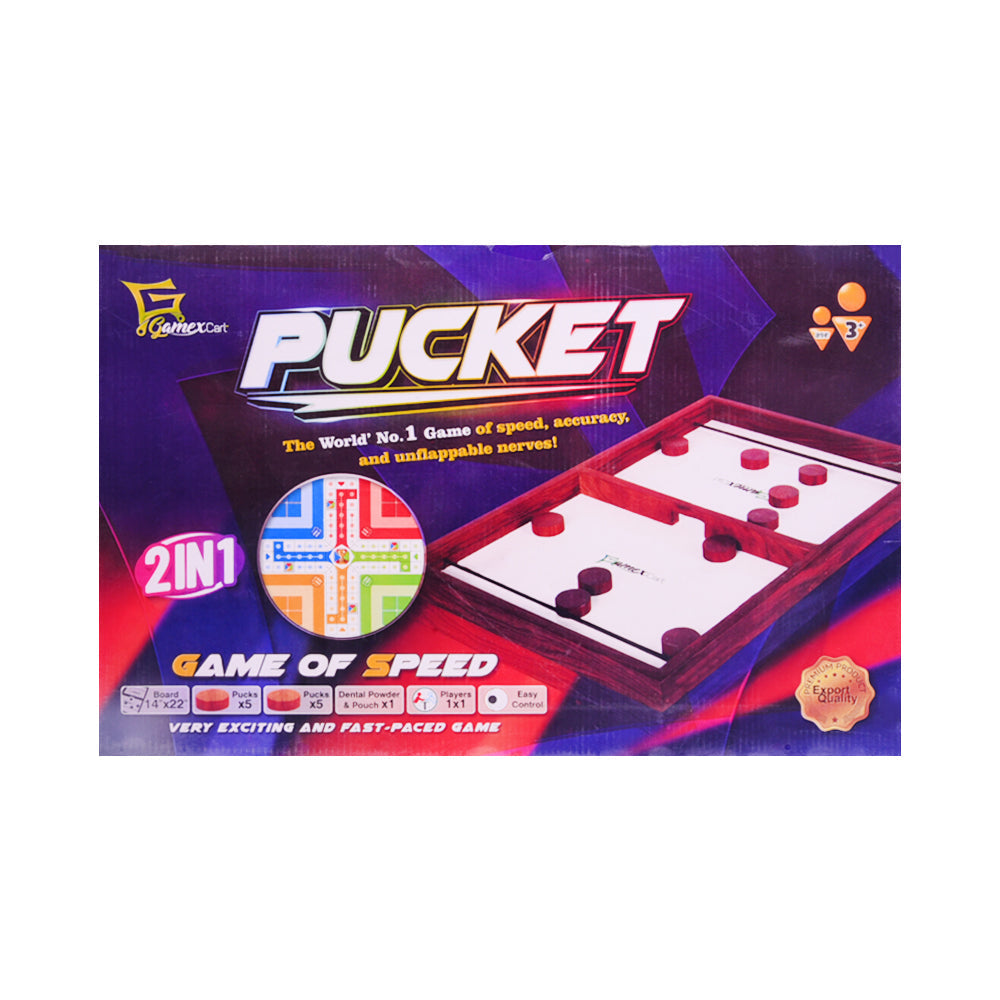 403-7123 PUCKET GAME 2IN1 LARGE Default Title - MamasJan Toys