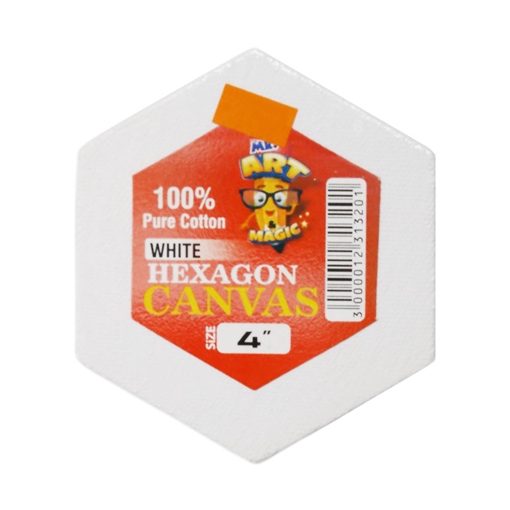 3304 CANVAS BOARD HEXAGON 4INCH Default Title - MamasJan Toys