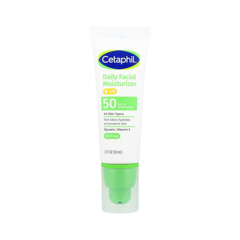 CETAPHIL DAILY FACIAL MOISTURIZER WITH SUNSCREEN SPF 50 + DR Default Title - MamasJan skincare