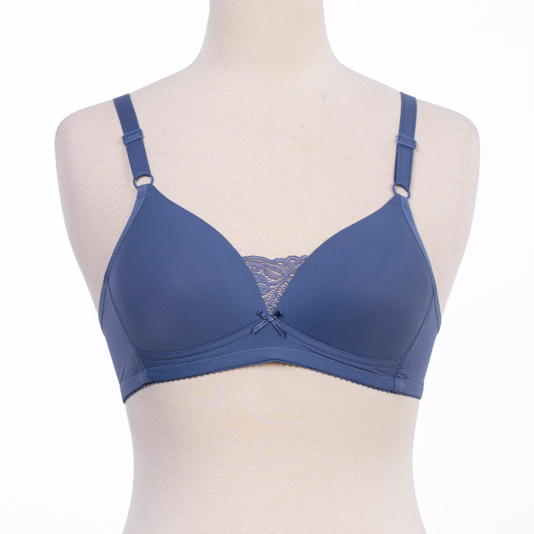 BELLEZA LIGHT PAD NON WIRE BRA 3052 BLUE / 40 - MamasJan Lingerie