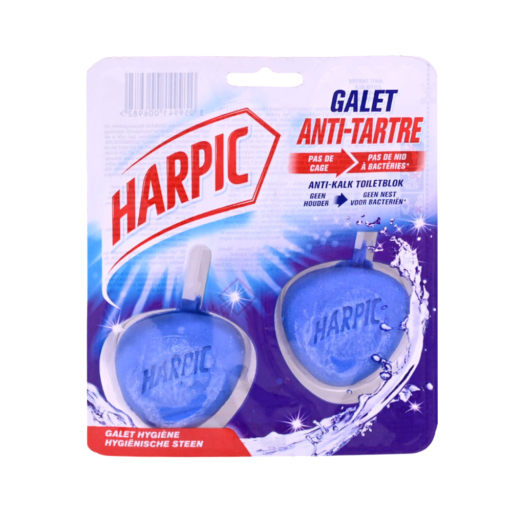 HARPIC TOILET BLOCK GALET HYGIENE TWIN PACK 2X40 GM Default Title - MamasJan Grocery Nonfood