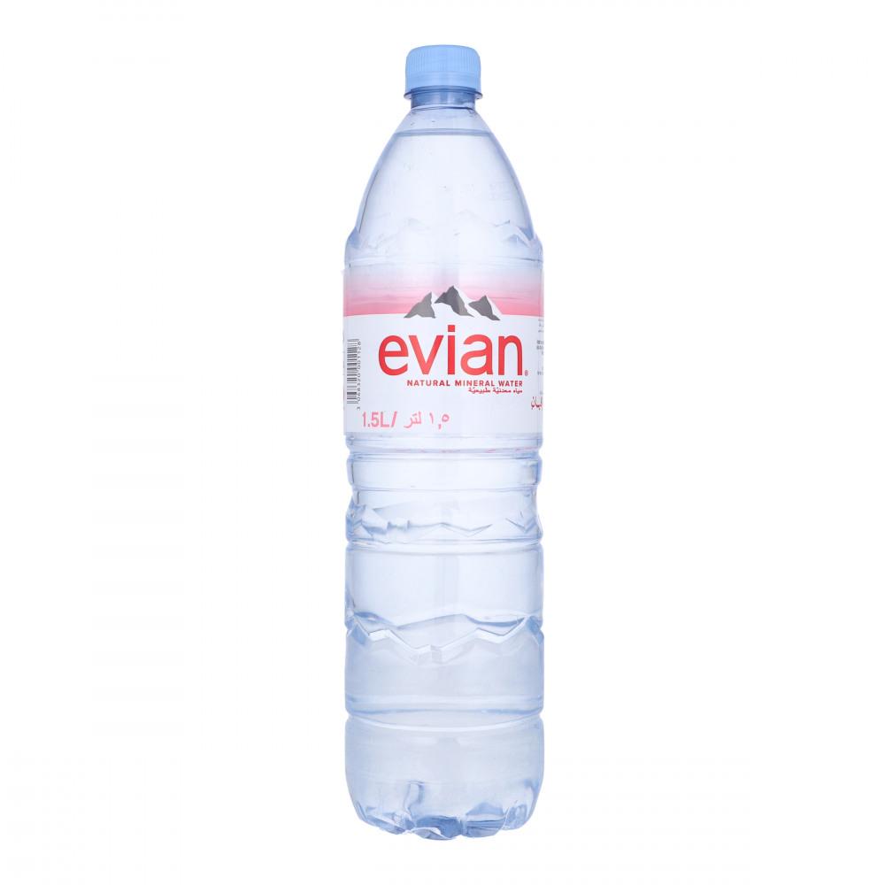 EVIAN MINERAL WATER NATURAL 1.5 LTR Default Title - MamasJan Grocery