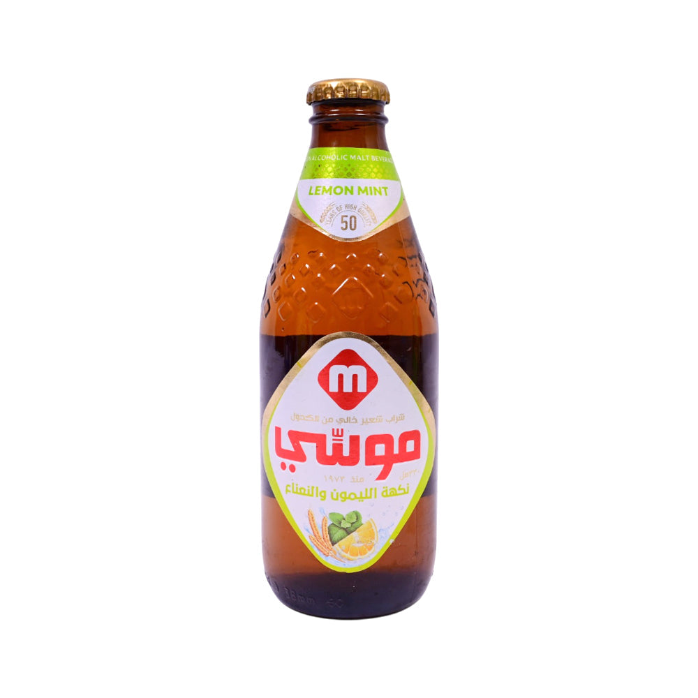 MOUSSY DRINK MALT LEMON MINT 330 ML Default Title - MamasJan Grocery Food