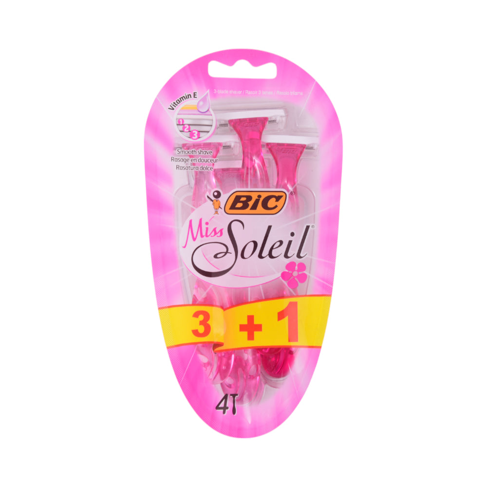 BIC MISS SOLIEL RAZOR 3+1 Default Title - MamasJan Grocery Nonfood