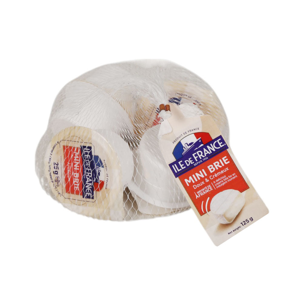ILE DE FRANCE MINI BRIE 5 PCS 125 GM Default Title - MamasJan Grocery