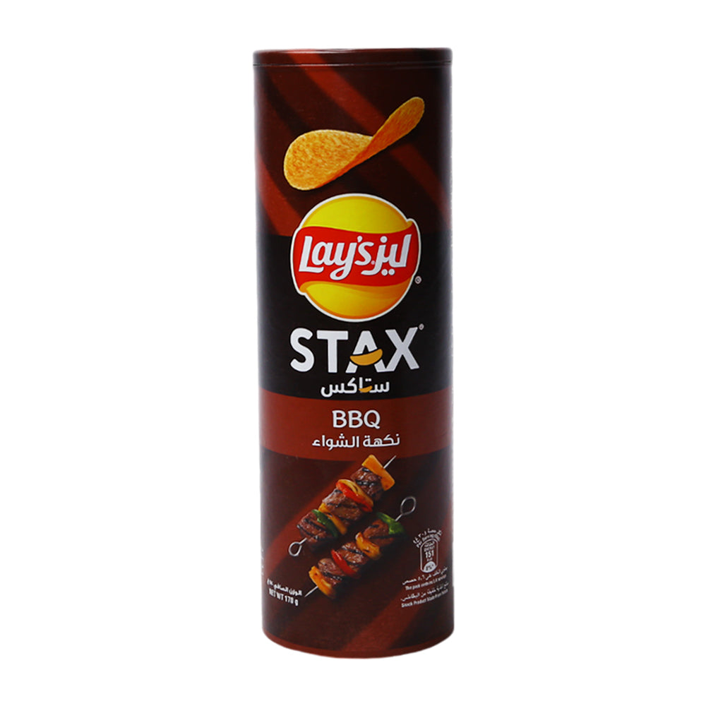 LAYS STAX CHIPS BBQ 170 GM Default Title - MamasJan Grocery