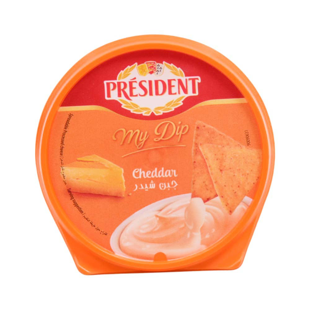 PRESIDENT MY DIP CHEDDAR 125GM Default Title - MamasJan GroceryFoods