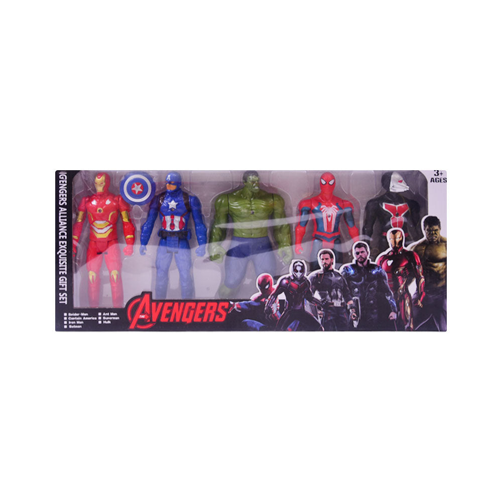 3599-1 AVENGER SUPER HERO FIGURE 5PC SET A.I Default Title - MamasJan Toys