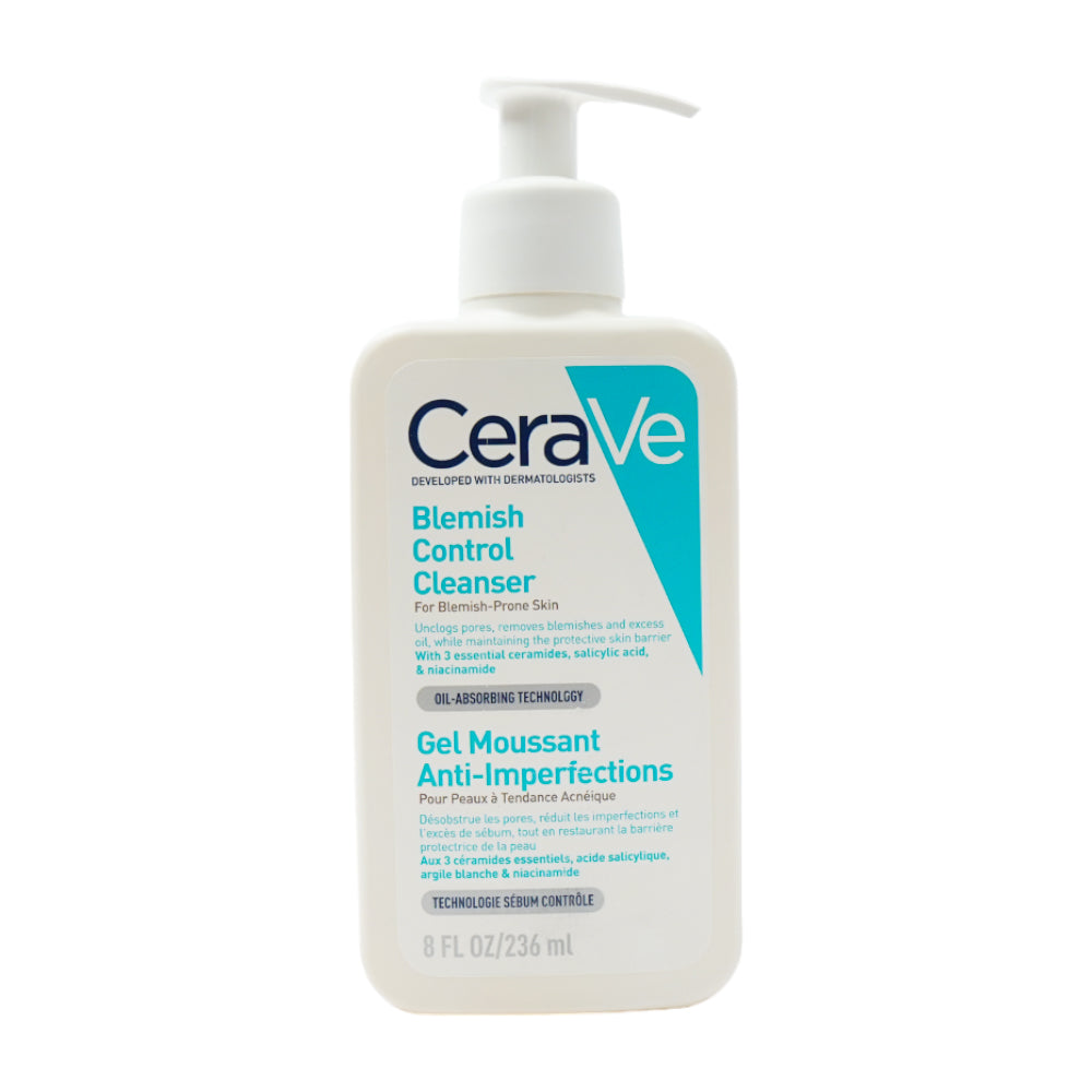 CERAVE GEL MOISTRISING BLIMISH CONTROL CLEANSER 236ML Default Title - MamasJan Makeup