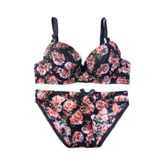 BELLEZA WIRE PADDED BRA SET 3347 RED / 42-B - MamasJan Lingerie