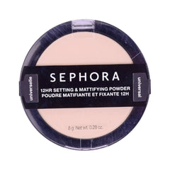 SEPHORA 12HR SETTING & MATTIFIYING POWDER UNIVERSAL 8G Default Title - MamasJan Makeup