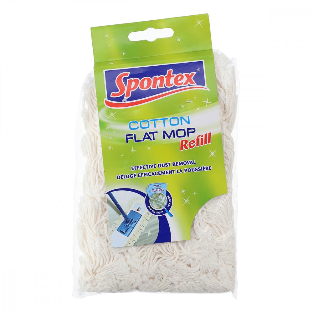 SPONTEX MOP COTTON FLAT REFILL PC Default Title - MamasJan Grocery Nonfood