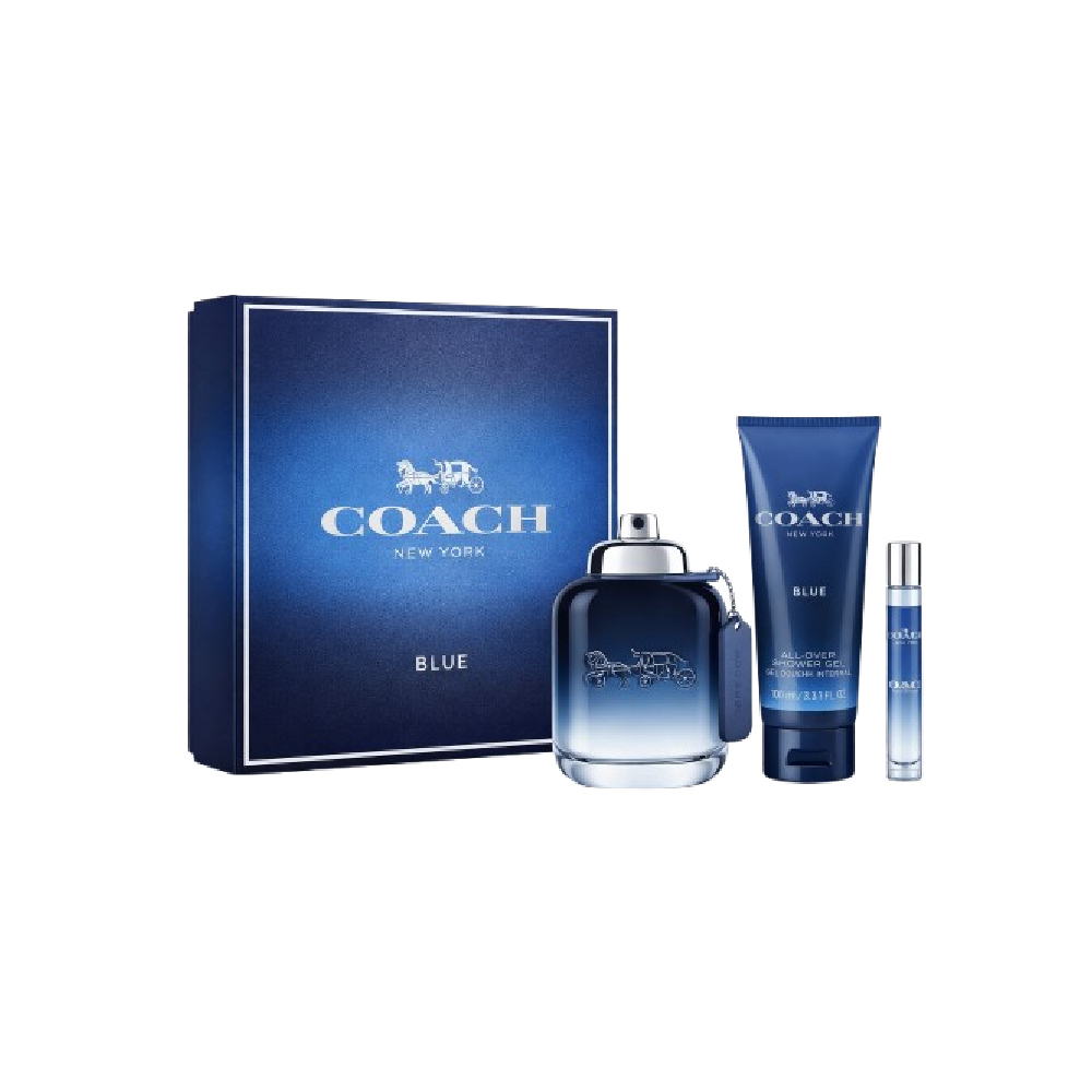 COACH NEW YORK BLUE FOR MEN 3PC GIFT SET Default Title - MamasJan Perfume