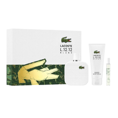 LACOSTE L.12.12 BLANC FOR MEN 3PC GIFT SET Default Title - MamasJan Perfume