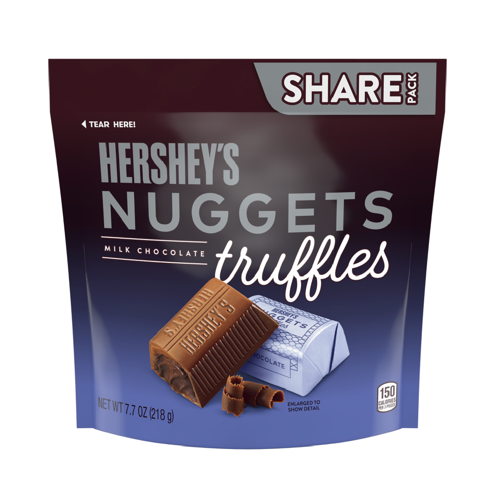 HERSHEYS NUGGETS MILK CHOCOLATE POUCH 218 GM Default Title - MamasJan Grocery Food