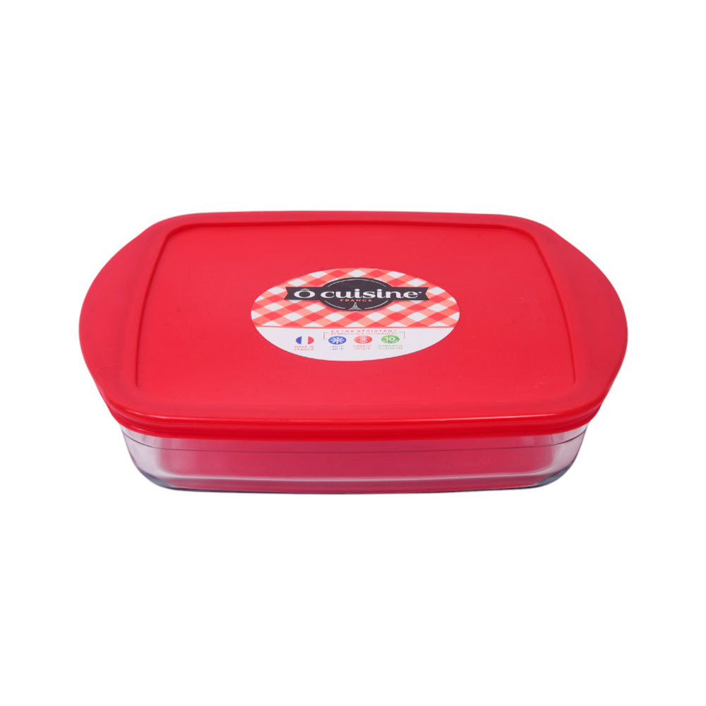DISH OCUISINE SQUARE WITH LID 209PC00/1645 Default Title - MamasJan Crockery