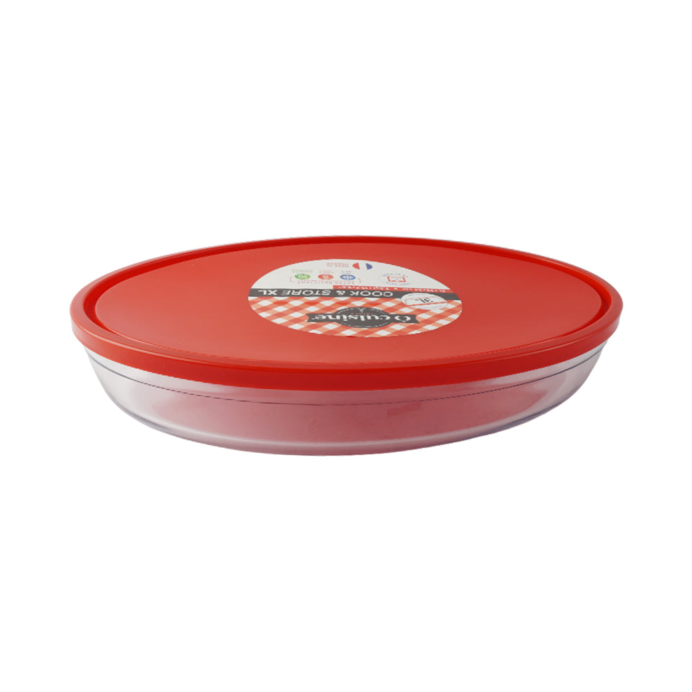 DISH WITH LID OCUISINE 346PC05 Default Title - MamasJan Crockery