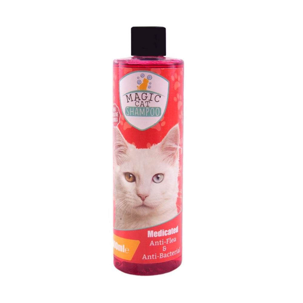 MAGIC CAT SHAMPOO MEDICATED ANTI BACTERIAL 400 ML Default Title - MamasJan Grocery Nonfood