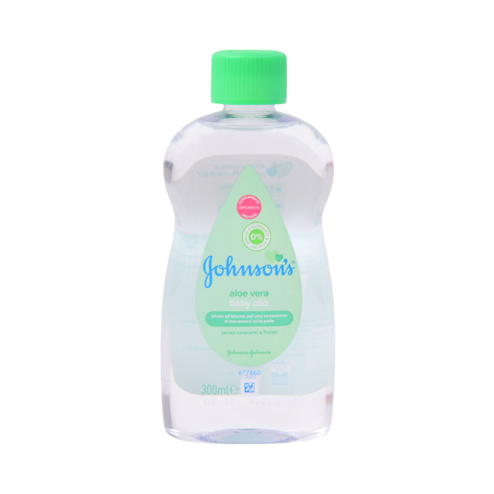JOHNSONS BABY OIL ALOE VERA 300 ML Default Title - MamasJan Grocery Nonfood