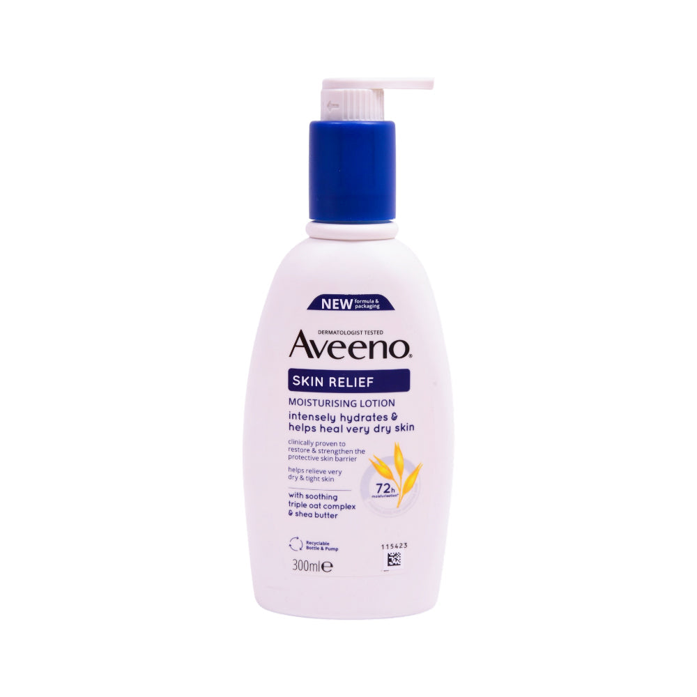 AVEENO MOISTURISING LOTION SKIN RELIEF 300 ML Default Title - MamasJan skincare