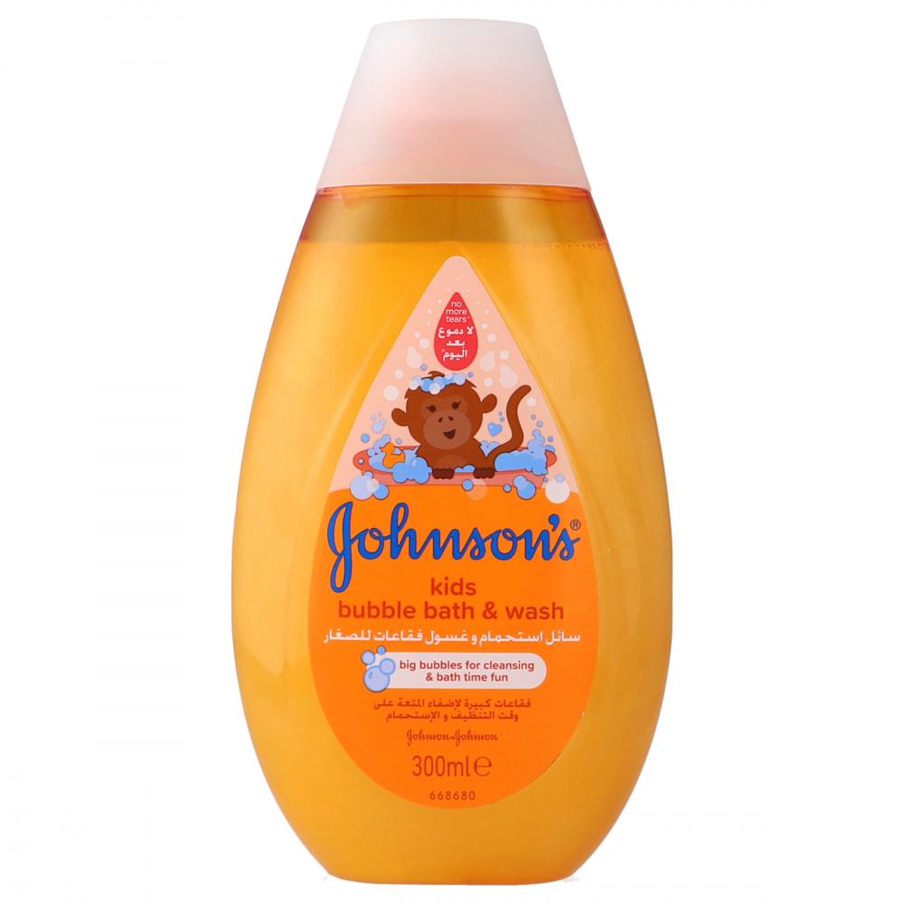 JOHNSONS KIDS BUBBLE BATH & WASH 300 ML Default Title - MamasJan Grocery Nonfood