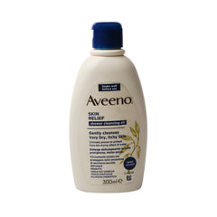 AVEENO SHOWER CLEANSING OIL SKIN RELIEF LIGHTLY SCENT 300 ML Default Title - MamasJan Grocery Nonfood