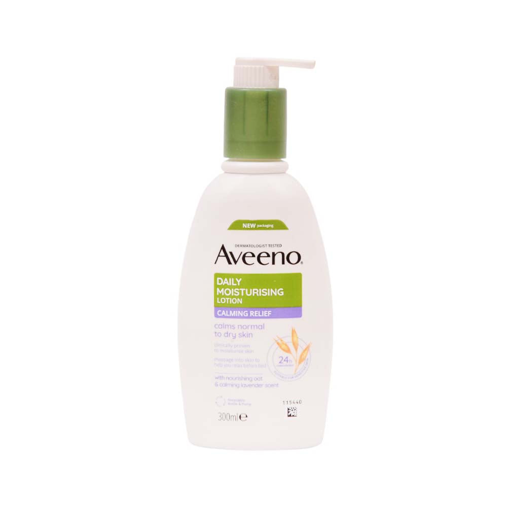 AVEENO DAILY MOISTURISING CALMING RELIEF TO DRY SKIN 300ML Default Title - MamasJan skincare