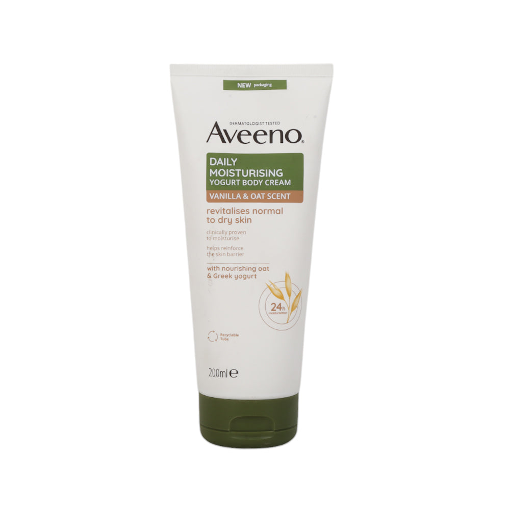 AVEENO VANILLA & OAT DRY SKIN MOISTURISING BODY LOTION 200ML Default Title - MamasJan skincare