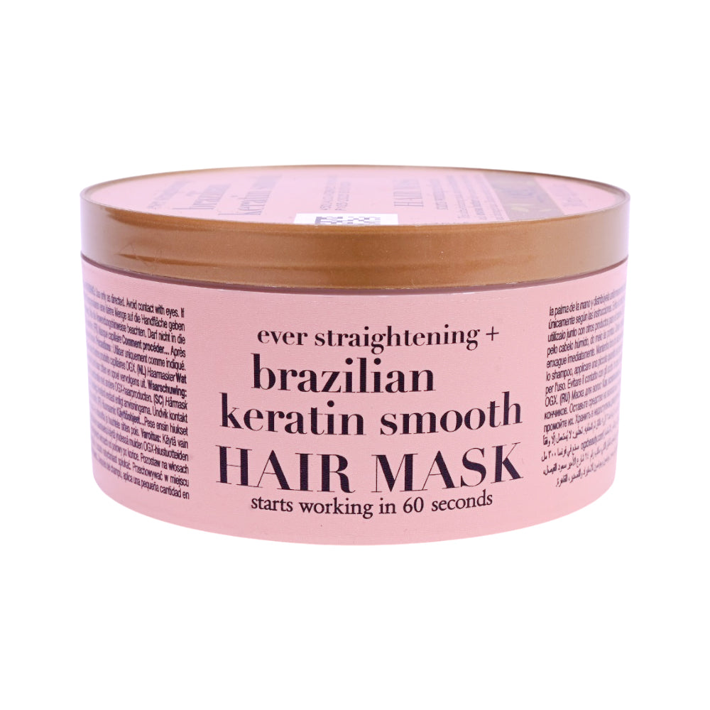OGX BRAZILIAN KERATIN SMOOTH HAIR MASK 300ML Default Title - MamasJan haircare