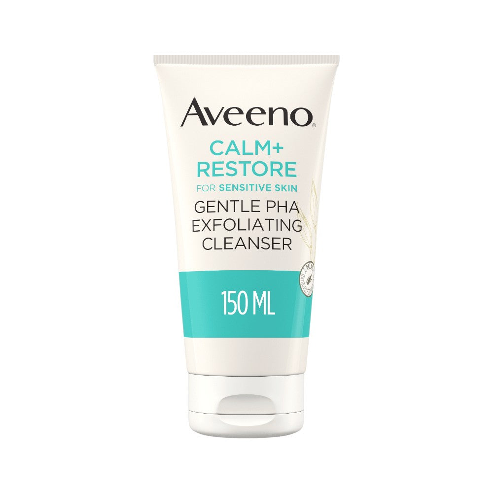 AVEENO CALM & RESTORE CLEANSER FOE SENSITIVE SKIN 150 ML Default Title - MamasJan skincare