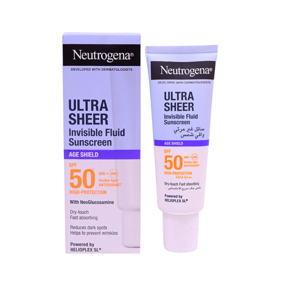 NEUTROGENA ULTRA SHEER AGE SHIELD SS SPF50 50ML Default Title - MamasJan skincare