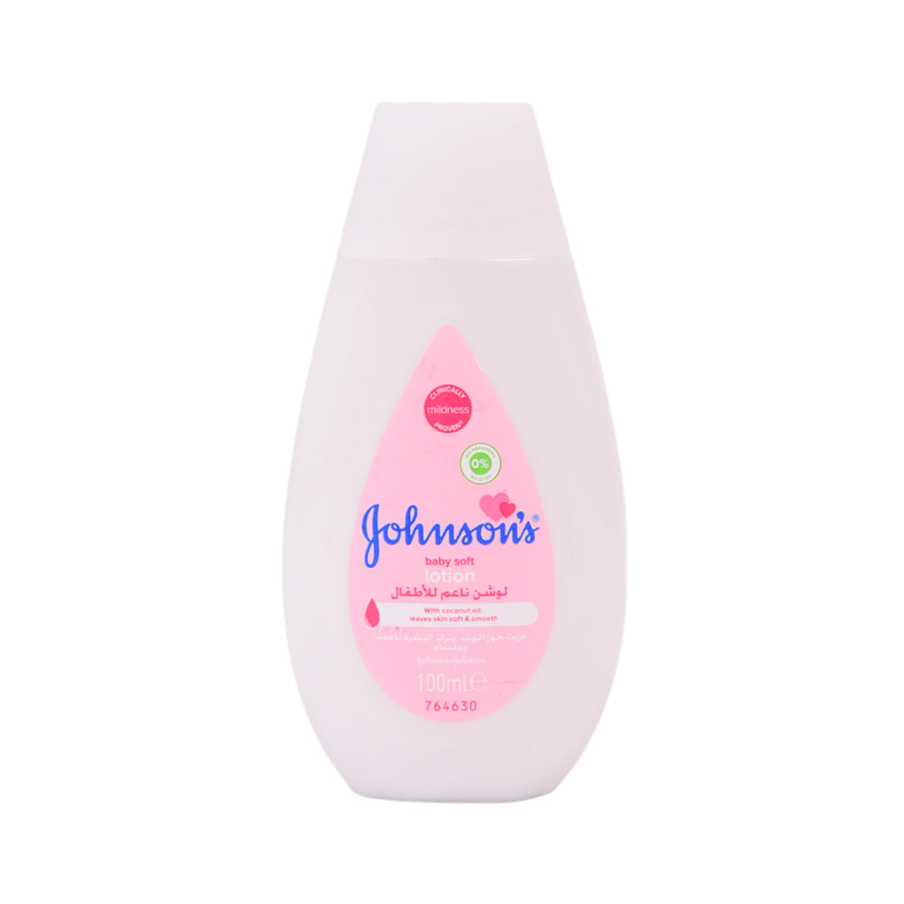 JOHNSONS BABY LOTION SOFT WITH COCONUT OIL 100 ML Default Title - MamasJan Grocery Nonfood