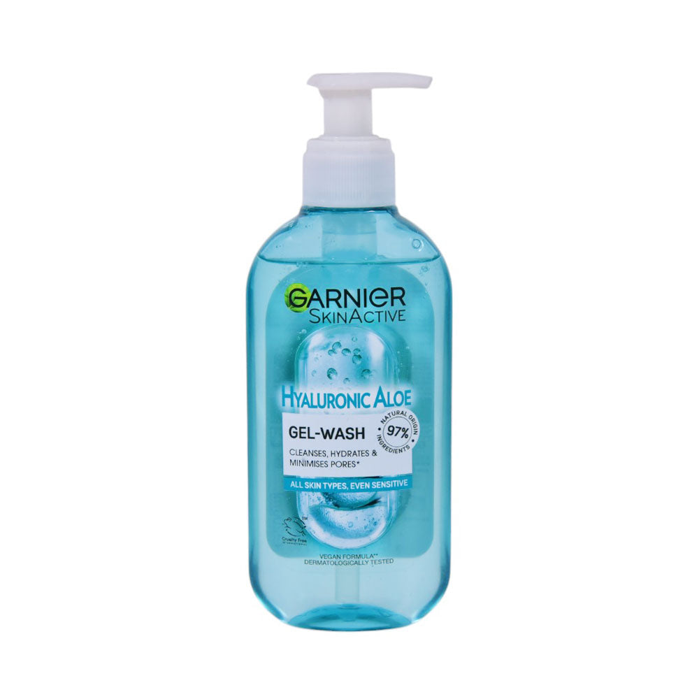 GARNIER HYALURONIC ALOE GEL WASH PUMP 200ML Default Title - MamasJan skincare