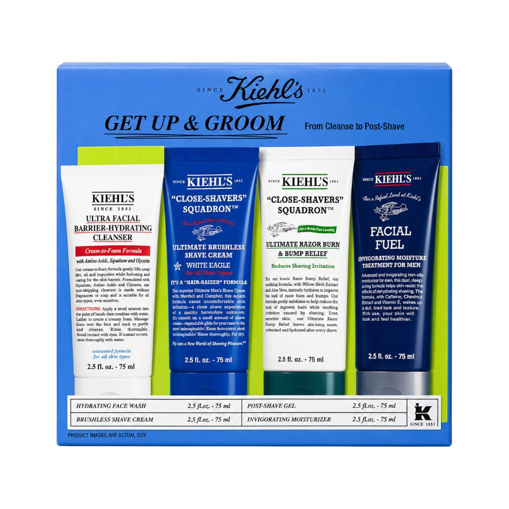 KIEHLS MEN GET UP & GROOM SET 75ML NEW Default Title - MamasJan Grocery Nonfood