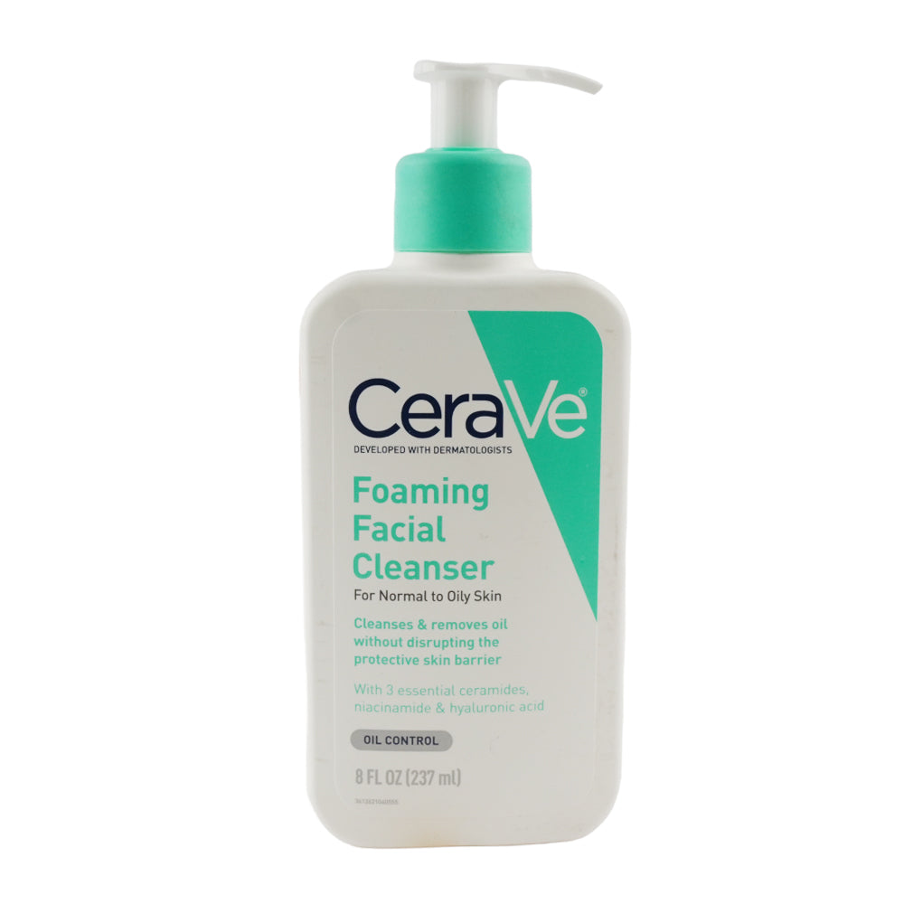CERAVE FOAMING FACIAL CLEANSER OIL CONTROL 237ML Default Title - MamasJan Makeup