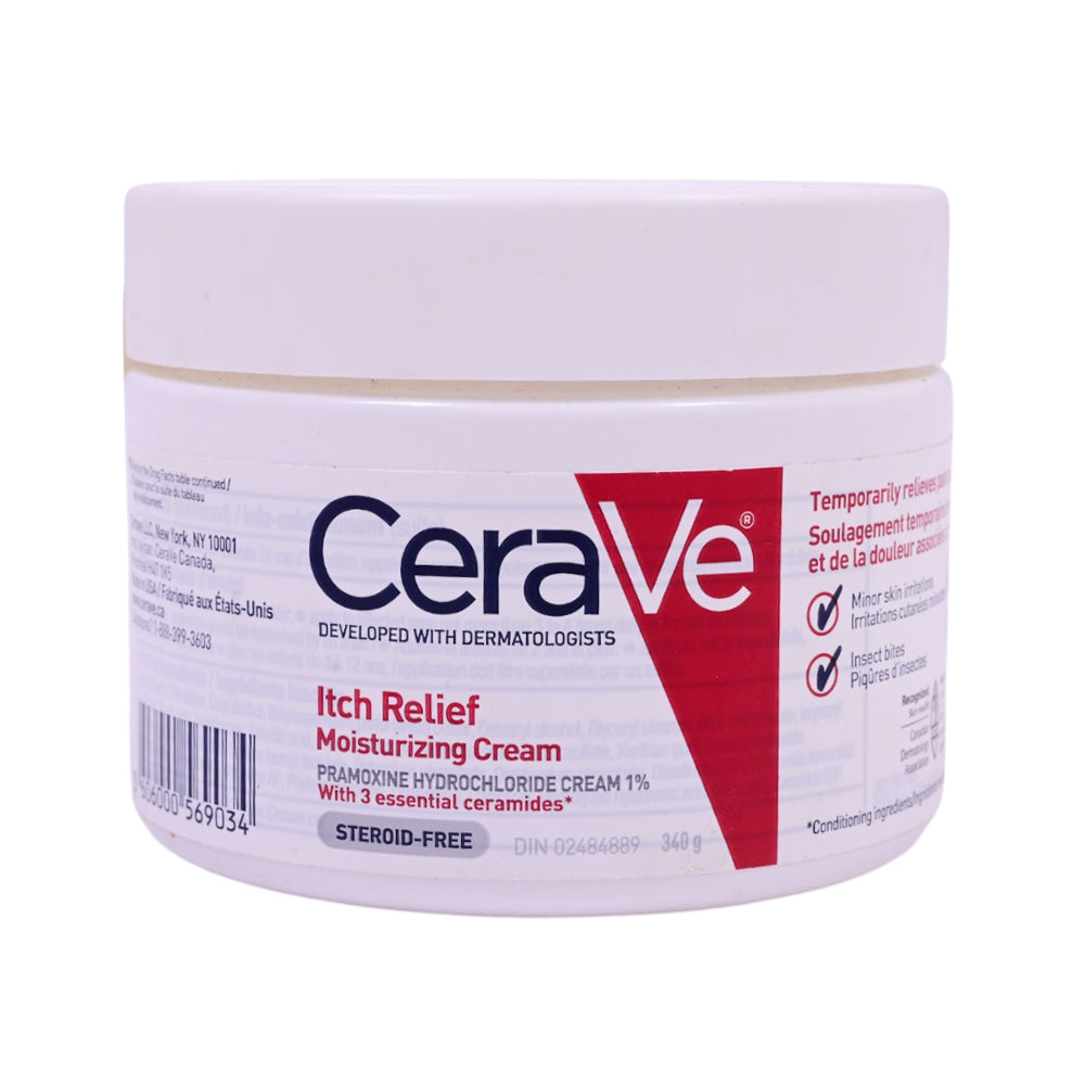 CERAVE ITCH RELIEF MOISTURIZUNG CREAM 340 GM Default Title - MamasJan Makeup